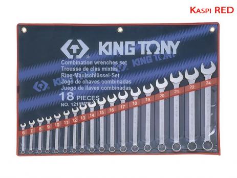 Набор ключей комбинированных King Tony 1218MR01 18 пр.