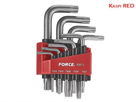 Набор ключей Torx с отверстием 9 пр Force 50913