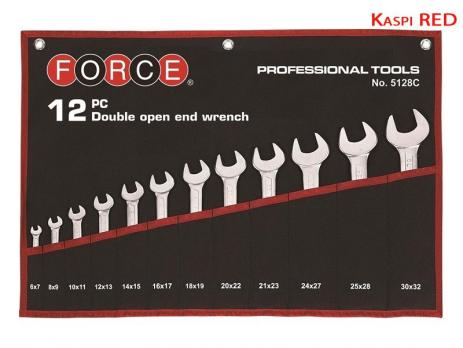 Набор ключей рожковых 12 пр Force 5128C