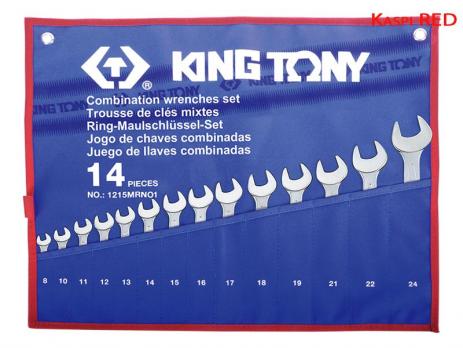 Набор комбинированных ключей 14 пр KING TONY 1215MRN01