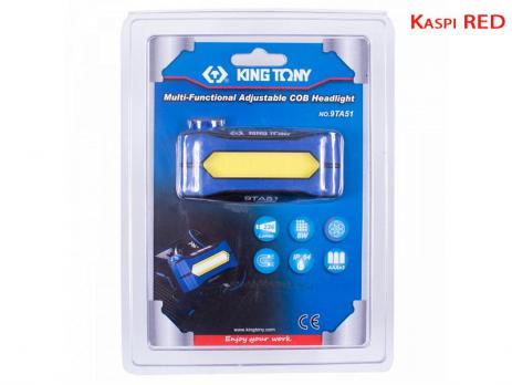 Фонарь светодиодный налобный 1 LED COB King Tony 9TA51