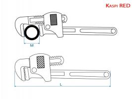 Ключ трубный 36" King Tony 6531-36