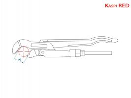 Ключ газовый 26" King Tony 6521-26