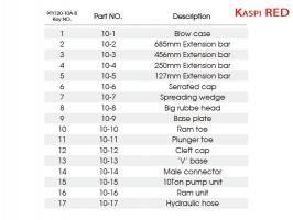 Растяжка гидравлическая 10 т King Tony 9TY120-10A-B