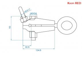 Кузовной зажим двухсторонний King Tony 9CD31