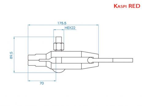 Кузовной зажим 3 т King Tony 9CD14